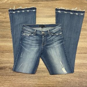 Flying Monkey Platinum Wide Flare Jeans